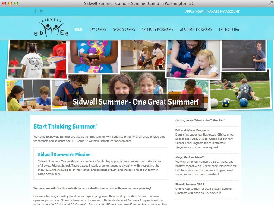 sidwell-2014-believers Sidwell Summer Camp - Web Design Clients