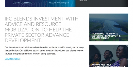 International Finance Corporation - HTML project