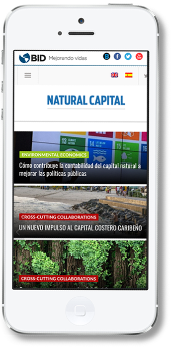 Natural Capital Web Site - Mobile version