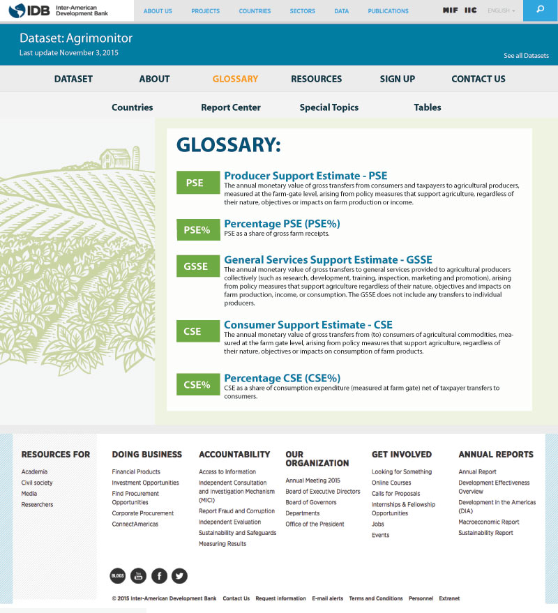 Agrimonitor - IDB