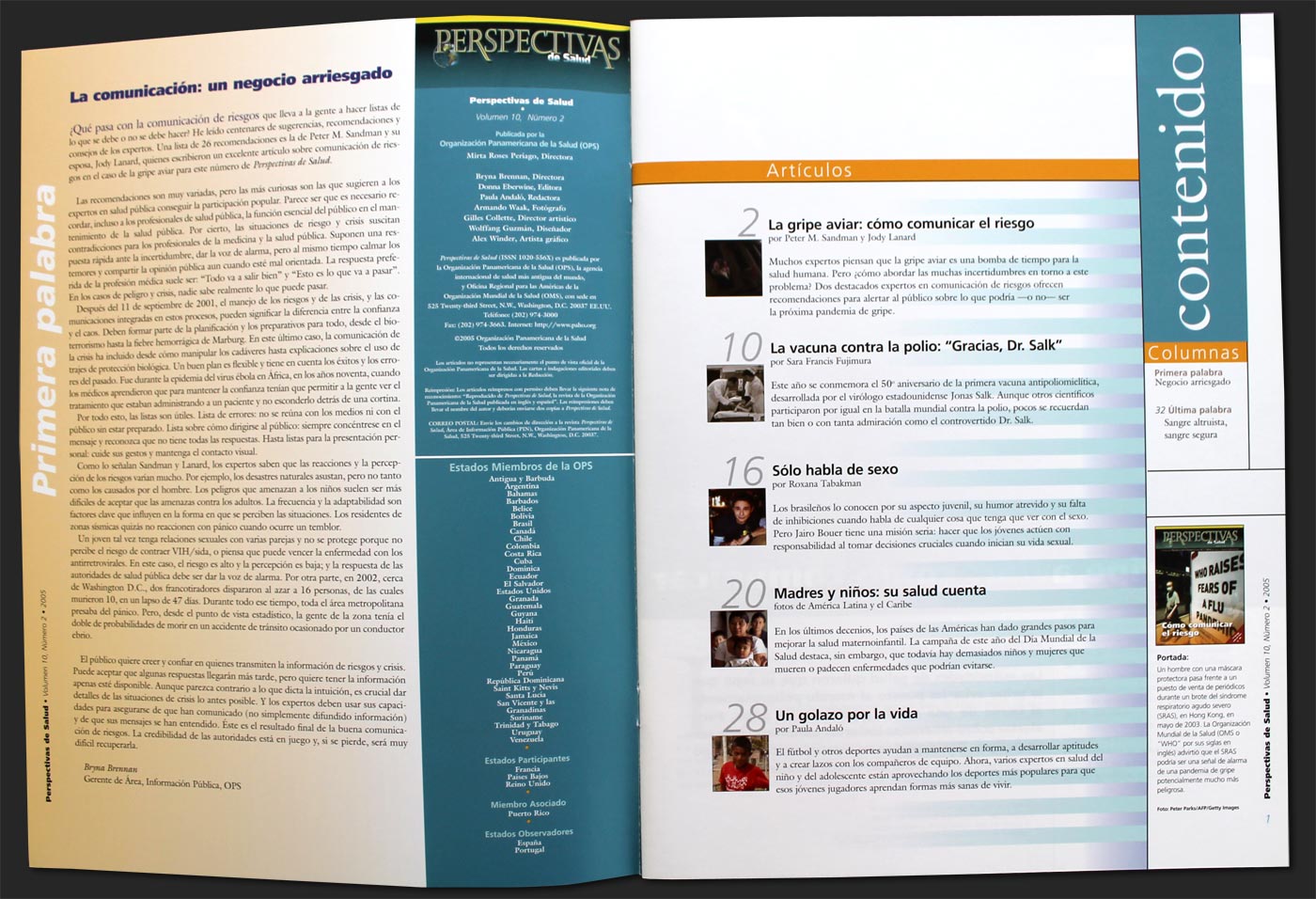 Perspectives Magazine Vol 10 - Pan American Health Organization